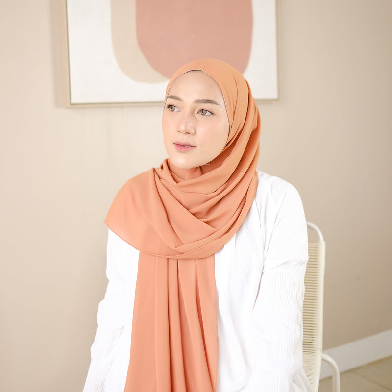 Bawal Inner Shawl Terracota