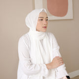 Bawal Shawl (Pashmina Ceruti Babydoll) Broken White