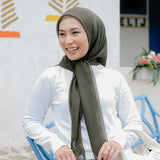 Seza Square (Hijab Paris Premium) Dark Green