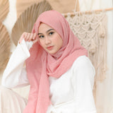 Waffle Shawl Dusty Pink