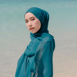 Bawal Shawl (Pashmina Ceruti Babydoll) Green Tosca