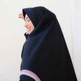 Khimar Kaira Purple Beige