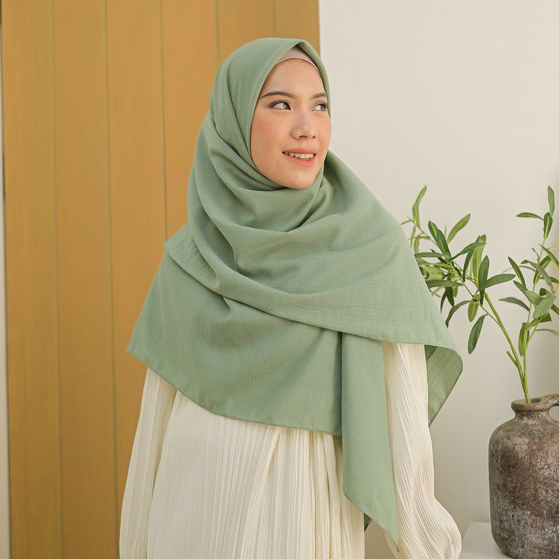 Kash Square Syari Green Pastel