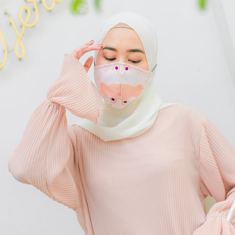 Headloop Mask Soft Pink