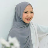 Bawal Shawl (Pashmina Ceruti Babydoll) Stone Grey