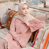Embroidery Signature Square Beige