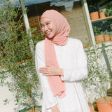 Bawal Shawl (Pashmina Ceruti Babydoll) Dark Baby Pink