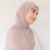 Bawal Pleats Shawl (Pashmina Plisket) Baby Nude