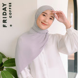 Bawal Pleats Shawl (Pashmina Plisket) Light Grey