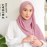 Bawal Pleats Shawl (Pashmina Plisket) Soft Purple