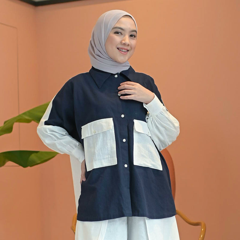 Hooja Shirt Deep Blue