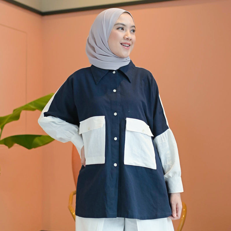 Hooja Shirt Deep Blue