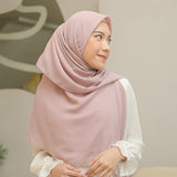 Mima Square Syari (Hijab Segiempat Syari) Peony