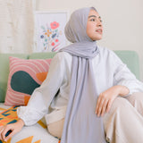 Numa Shawl (Pashmina Jersey) Light Grey