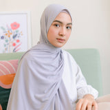 Numa Shawl (Pashmina Jersey) Light Grey