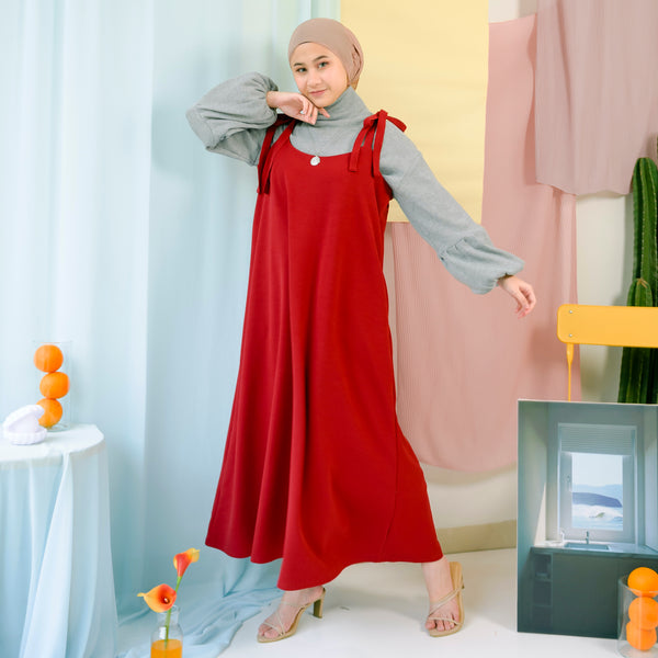 Disa Overall Light Maroon