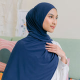 Numa Shawl (Pashmina Jersey) Navy