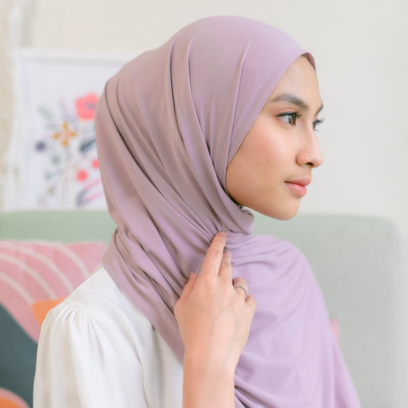 Numa Shawl (Pashmina Jersey) Lilac