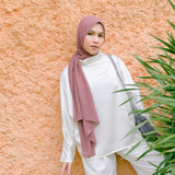 Bawal Shawl (Pashmina Ceruti Babydoll) Dusty Purple