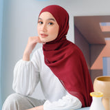 Bawal Shawl (Pashmina Ceruti Babydoll) Maroon