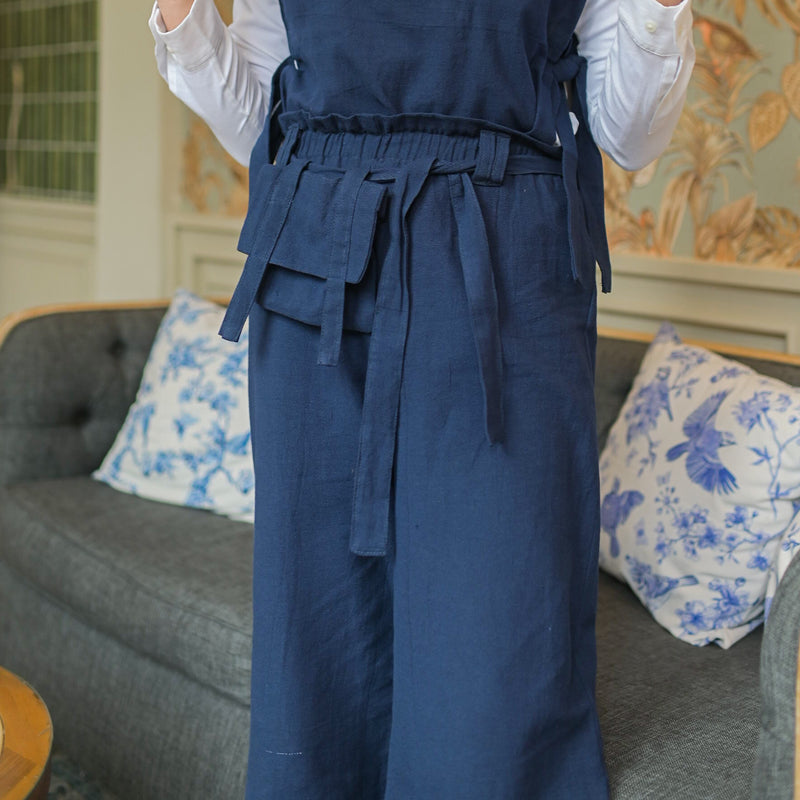 Kumi Pants Navy (Bawahan Celana Linen)