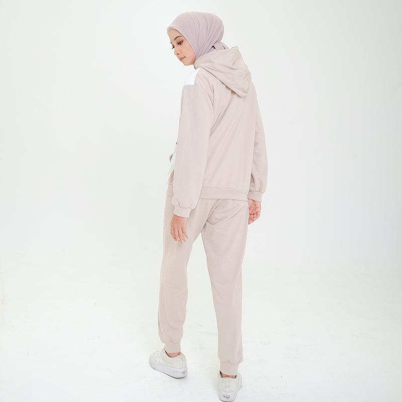 Dizy Hoodie Set Nude