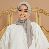 Embroidery Signature Square Stone Grey
