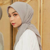 Embroidery Signature Square Stone Grey