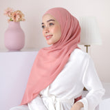 Bawal Inner Shawl Dark Baby Pink