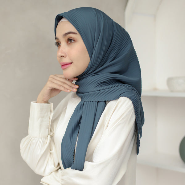 Geya Pleats Square (Segiempat Plisket) Medium Blue