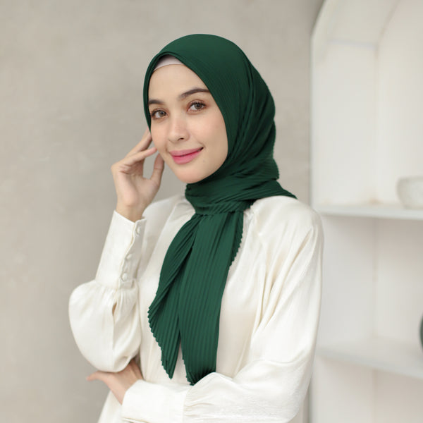 Geya Pleats Square (Segiempat Plisket) Green Bottle