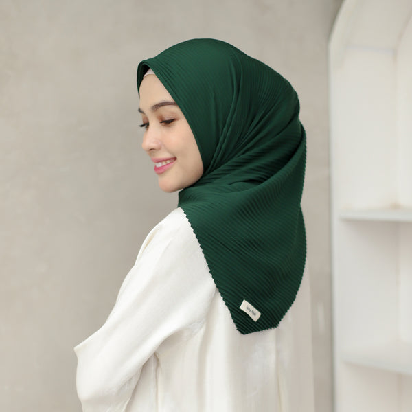 Geya Pleats Square (Segiempat Plisket) Green Bottle