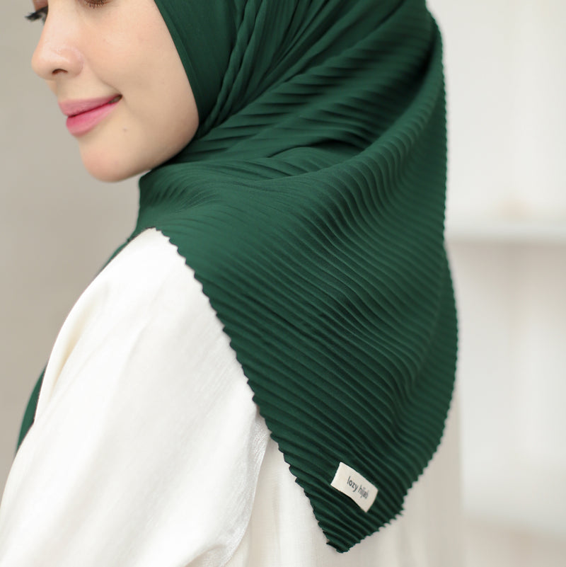 Geya Pleats Square (Segiempat Plisket) Green Bottle
