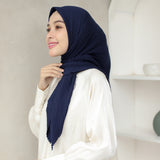 Geya Pleats Square (Segiempat Plisket) Navy