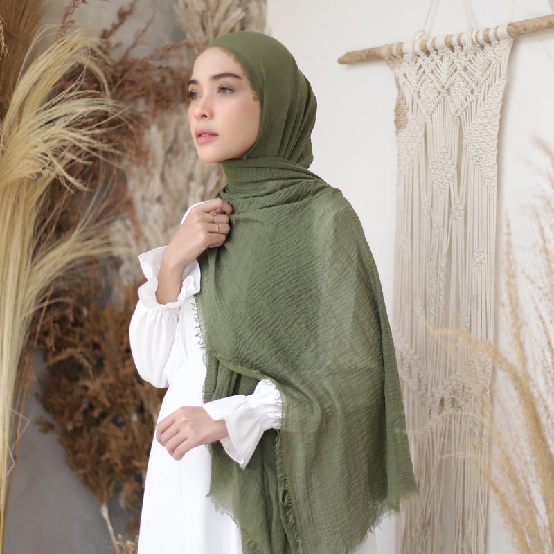 Kylaa Shawl Dark Olive