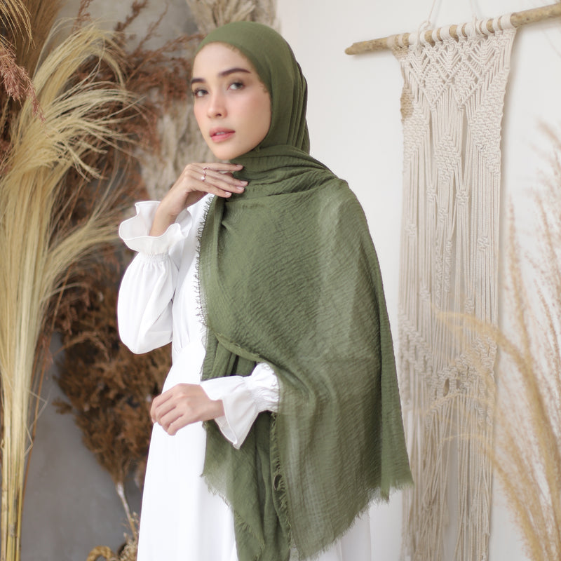 Kylaa Shawl Dark Olive