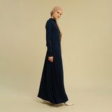 Inner Dress Lengan Panjang Navy