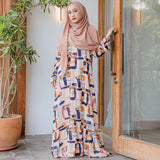 Homey Dress (Gamis Syari Wanita) Nude Paint