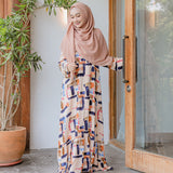 Homey Dress (Gamis Syari Wanita) Nude Paint