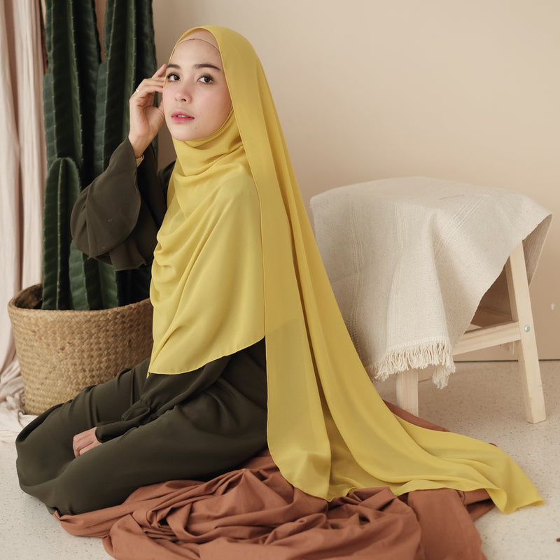 Bawal Shawl (Pashmina Ceruti Babydoll) Lime