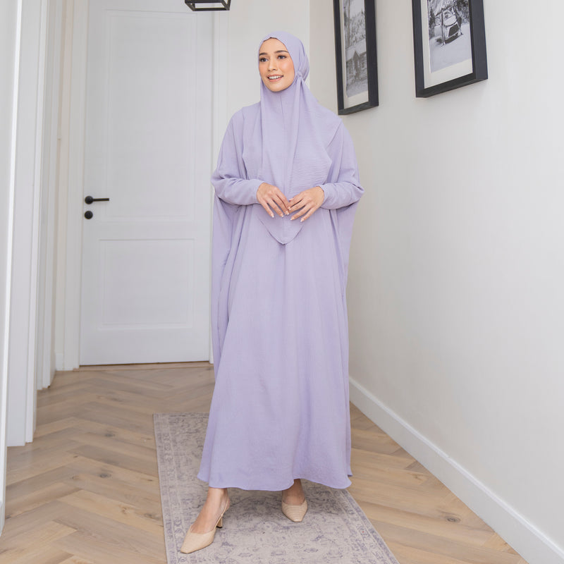 Hafsha Abaya Set Tea Rose