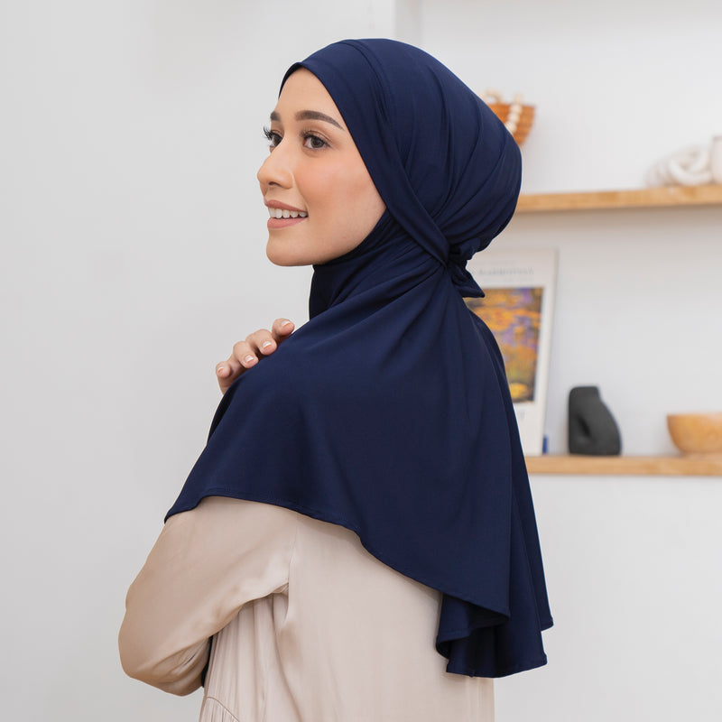 Wafa Instan (French Khimar) Navy