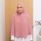 Safa Instan Syari Dark Nude Pink