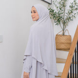 Safa Instan Syari Light Grey