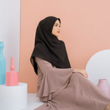 Mima Square Syari (Hijab Segiempat Syari) Black