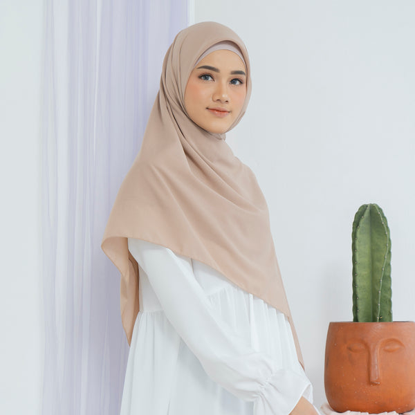 Detaa Square Syari (Hijab Segiempat Syari) Wheat