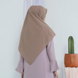 Detaa Square Syari (Hijab Segiempat Syari) Dark Wheat