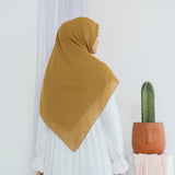 Mima Square Syari (Hijab Segiempat Syari) Dark Gold Mustard