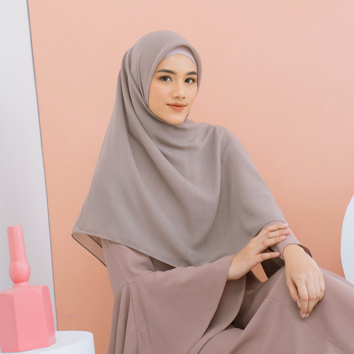 Mima Square Syari (Hijab Segiempat Syari) Wheat Cream