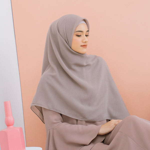 Mima Square Syari (Hijab Segiempat Syari) Wheat Cream